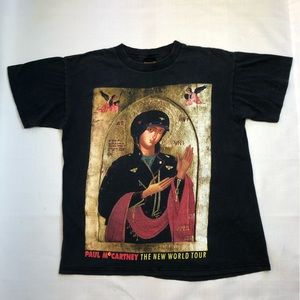 1993 Vintage Brockum Worldwide Paul McCartney New World Tour Tee
